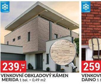 Baumax Venkovní obkladový kámen merida nabídka