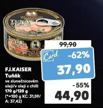 Kaufland F.j.kaiser tuňák nabídka