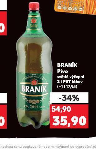 Kaufland Pivo braník nabídka