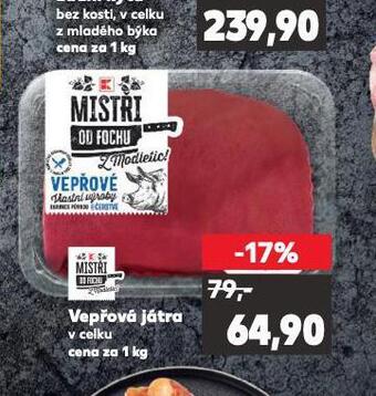 Kaufland Vepřová játra nabídka