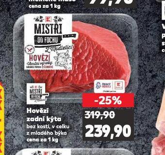 Kaufland Hovězí zadní kýta nabídka