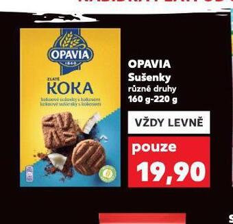 Kaufland Opavia sušenky nabídka