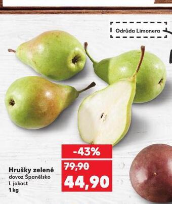 Kaufland Hrušky zelené nabídka