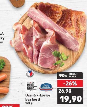 Kaufland Uzená krkovice bez kosti nabídka