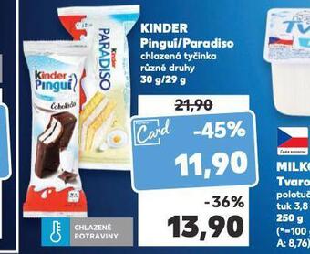 Kaufland Kinder pinguí / paradiso nabídka