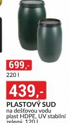 Baumax PLASTOVÝ SUD nabídka