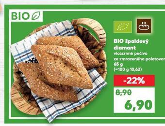 Kaufland Bio špaldový diamant nabídka