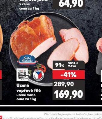 Kaufland Uzené vepřové filé nabídka