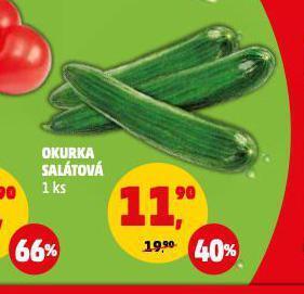 Penny Market Okurka salátová nabídka