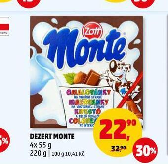 Penny Market Dezert monte nabídka