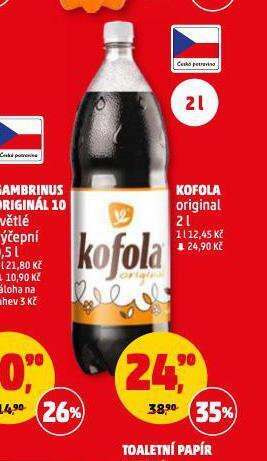 Penny Market Kofola nabídka