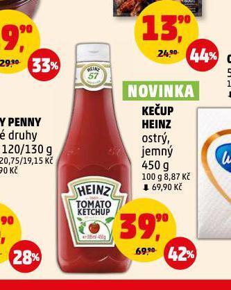 Penny Market Kečup heinz nabídka
