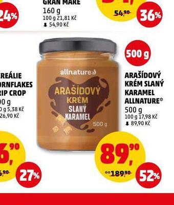 Penny Market Arašídový krém slaný karamel nabídka