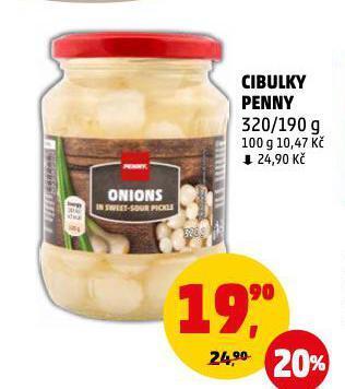 Penny Market Cibulky nabídka