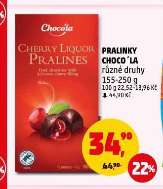 Penny Market Pralinky choco'la nabídka