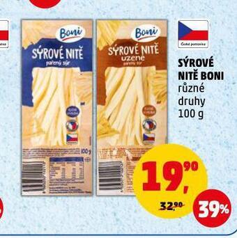 Penny Market Sýrové nitě nabídka