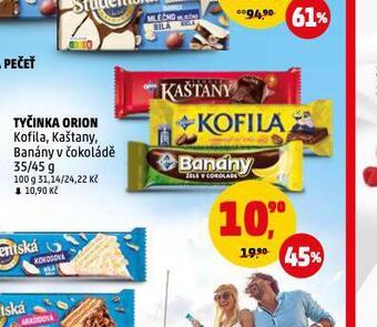 Penny Market Banány v čokoládě nabídka
