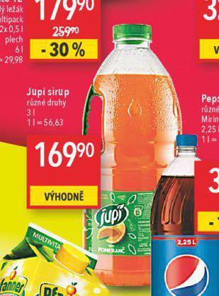 Globus Jupí sirup nabídka