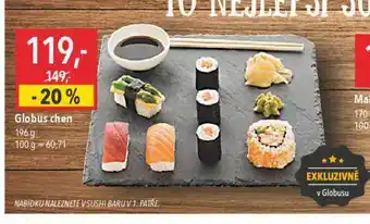 Globus Chen sushi nabídka