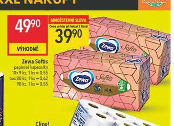 Globus Zewa papírové kapesníky nabídka