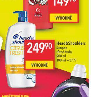 Globus Head & shoulders šampon nabídka