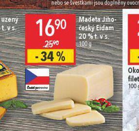 Globus Eidam sýr nabídka