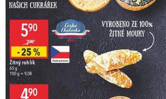 Globus Žitný rohlík nabídka