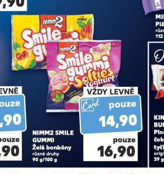 Kaufland Nimm2 smile gummi nabídka