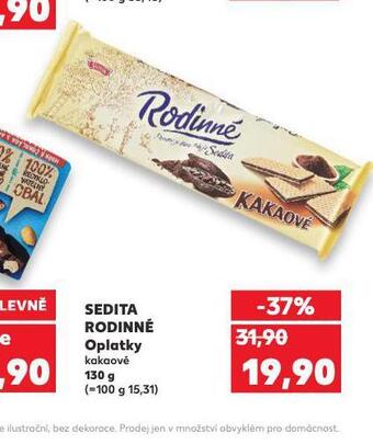 Kaufland Sedita rodinné oplatky nabídka