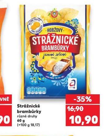 Kaufland Strážnické brambůrky nabídka