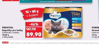 Kaufland Prevital kapsičky pro kočky nabídka