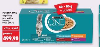 Kaufland Purina one kapsičky pro kočky nabídka