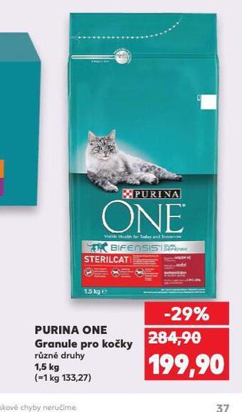 Kaufland Purina one granule pro kočky nabídka