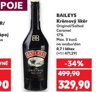 Kaufland Baileys krémový likér nabídka