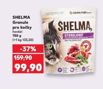 Kaufland Shelma granule pro kočky nabídka