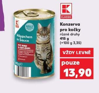 Kaufland Konzerva pro kočky nabídka
