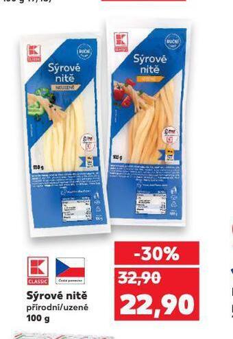 Kaufland Sýrové nitě nabídka