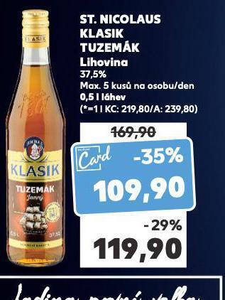 Kaufland St. nicolaus klasik tuzemák nabídka