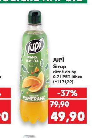 Kaufland Jupí sirup nabídka