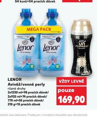 Kaufland Lenor vonné perly nabídka