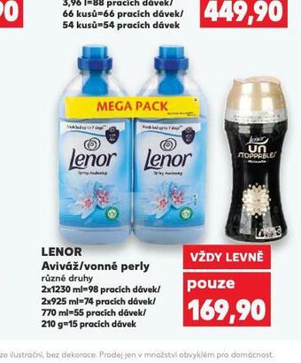 Kaufland Lenor aviváž nabídka