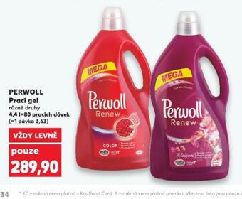 Kaufland Perwoll prací gel nabídka