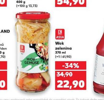 Kaufland Wok zelenina nabídka