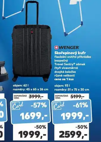 Kaufland Skořepinový kufr 93 l nabídka