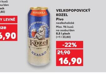Kaufland Velkopopovický kozel nealko nabídka