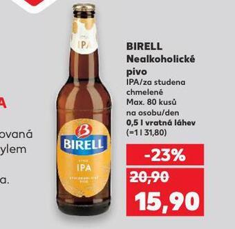 Kaufland Pivo birell nealko nabídka