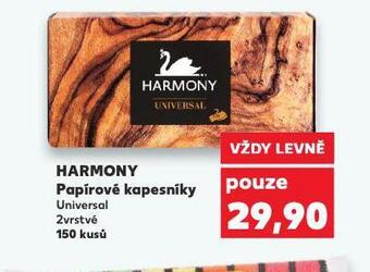 Kaufland Harmony papírové kapesníky nabídka