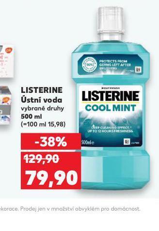 Kaufland Listerine ústní voda nabídka
