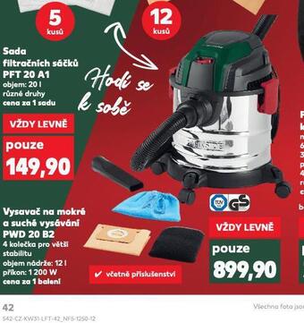 Kaufland Vysavač na mokré a suché vysávání nabídka