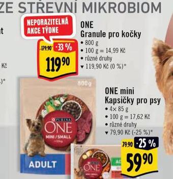 Albert Purina one granule pro psy nabídka